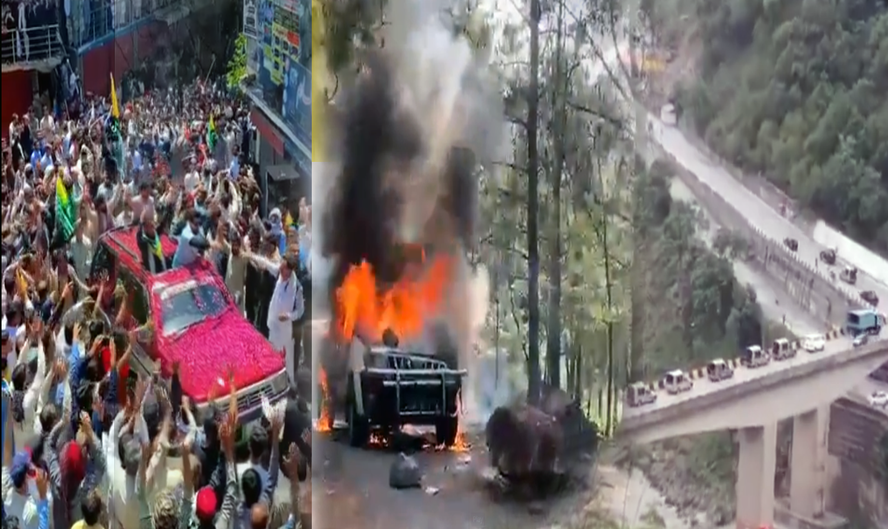 AAC-Led Long March Heads to Muzaffarabad Amidst Violent Clashes in AJK